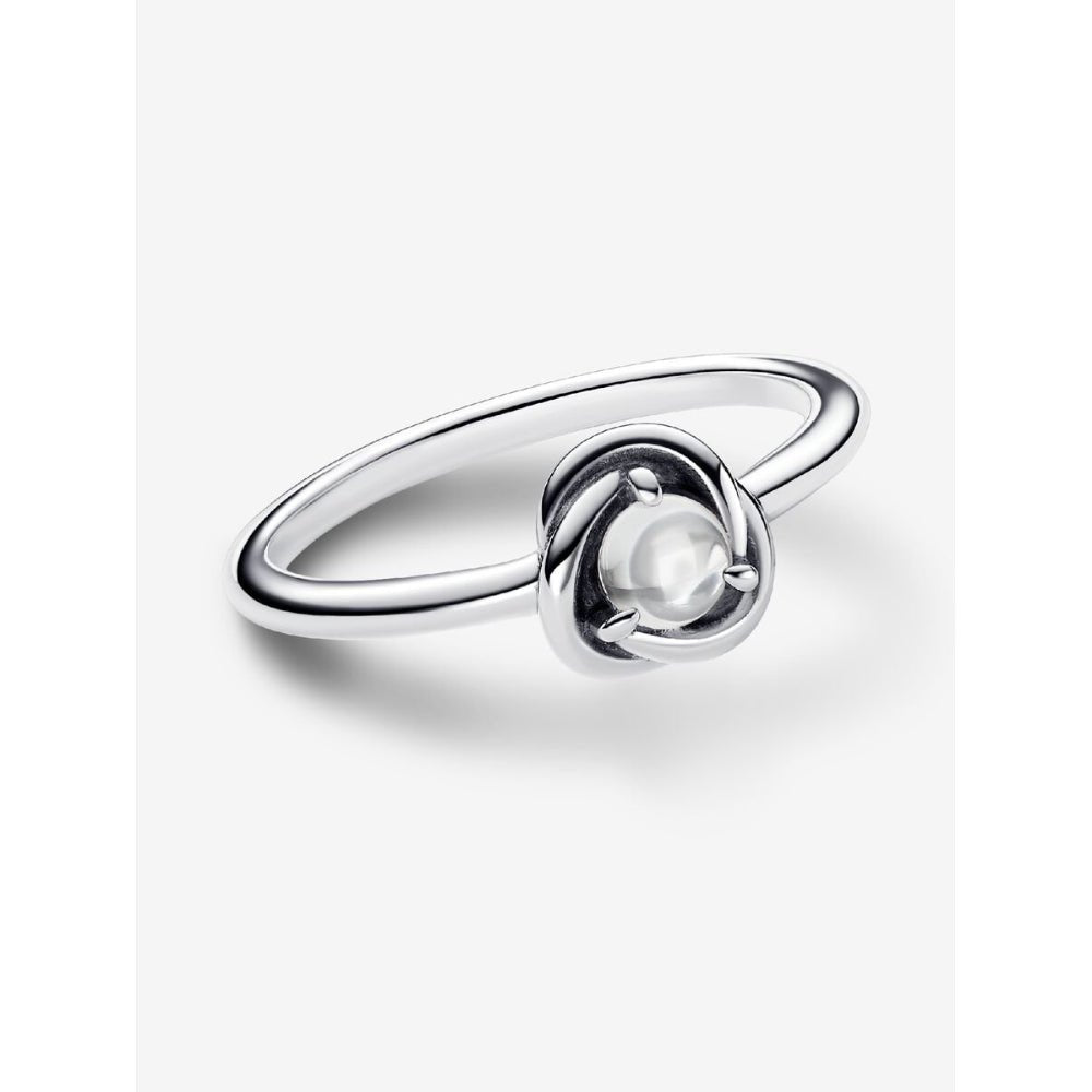 Pandora Silver April Birthstone Eternity Circle Ring - MococoPandora192993C04-485700303085197Rings