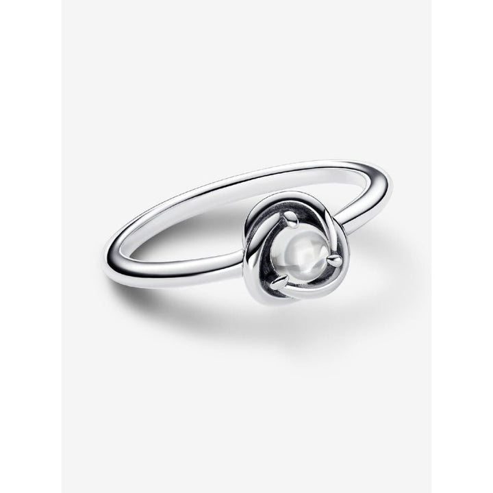 Pandora Silver April Birthstone Eternity Circle Ring - MococoPandora192993C04-485700303085197Rings
