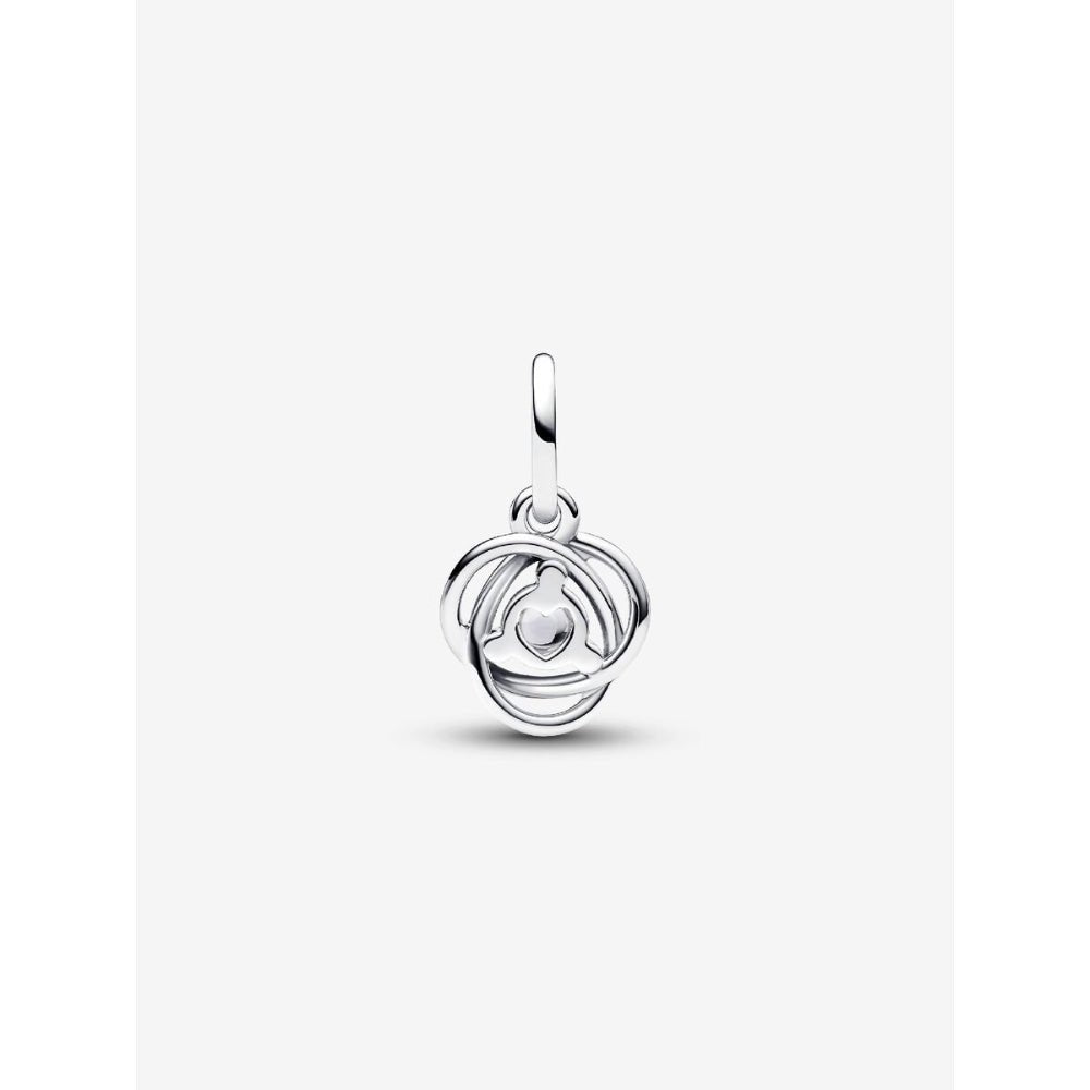 Pandora Silver April Eternity Circle Dangle Charm - MococoPandora793125C045700303110738Charms