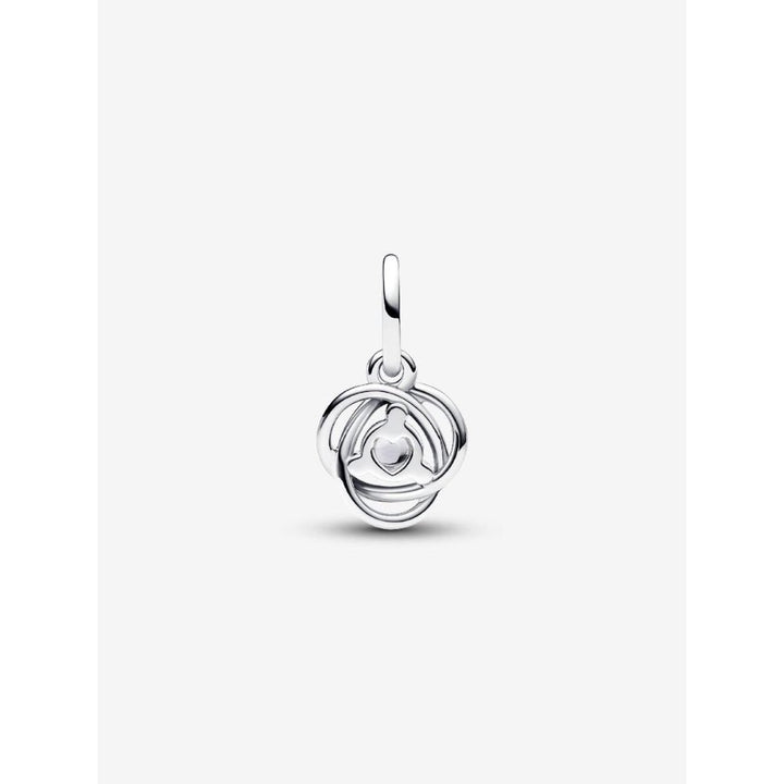 Pandora Silver April Eternity Circle Dangle Charm - MococoPandora793125C045700303110738Charms