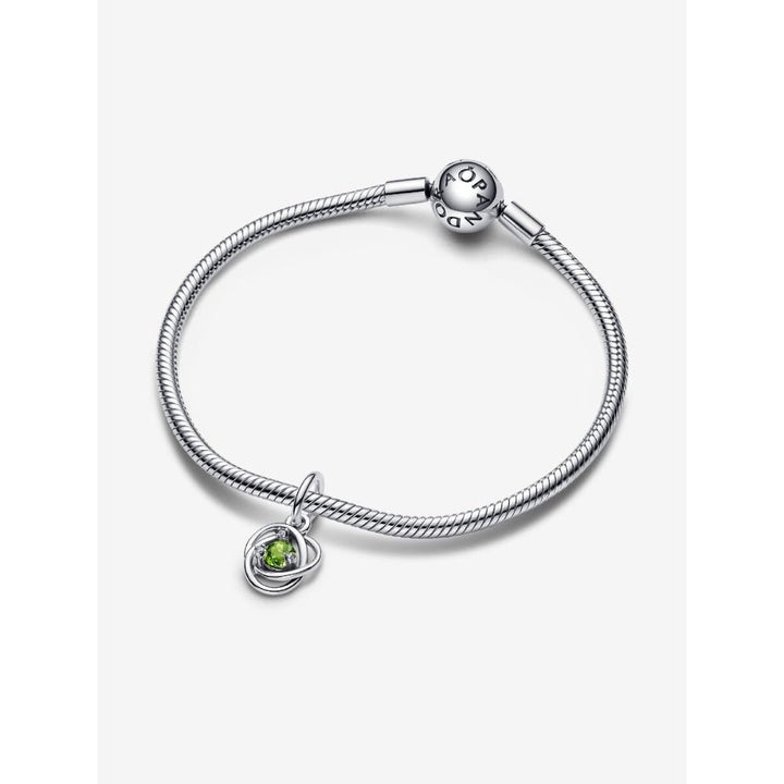 Pandora Silver August Birthstone Eternity Circle Dangle Charm - MococoPandora793125C085700303126210Charms