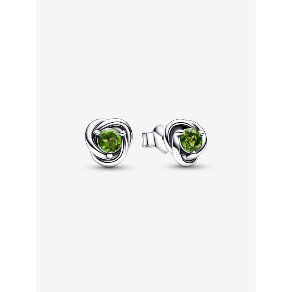 Pandora Silver August Birthstone Eternity Circle Stud Earrings - MococoPandora292334C035700303030852Earrings