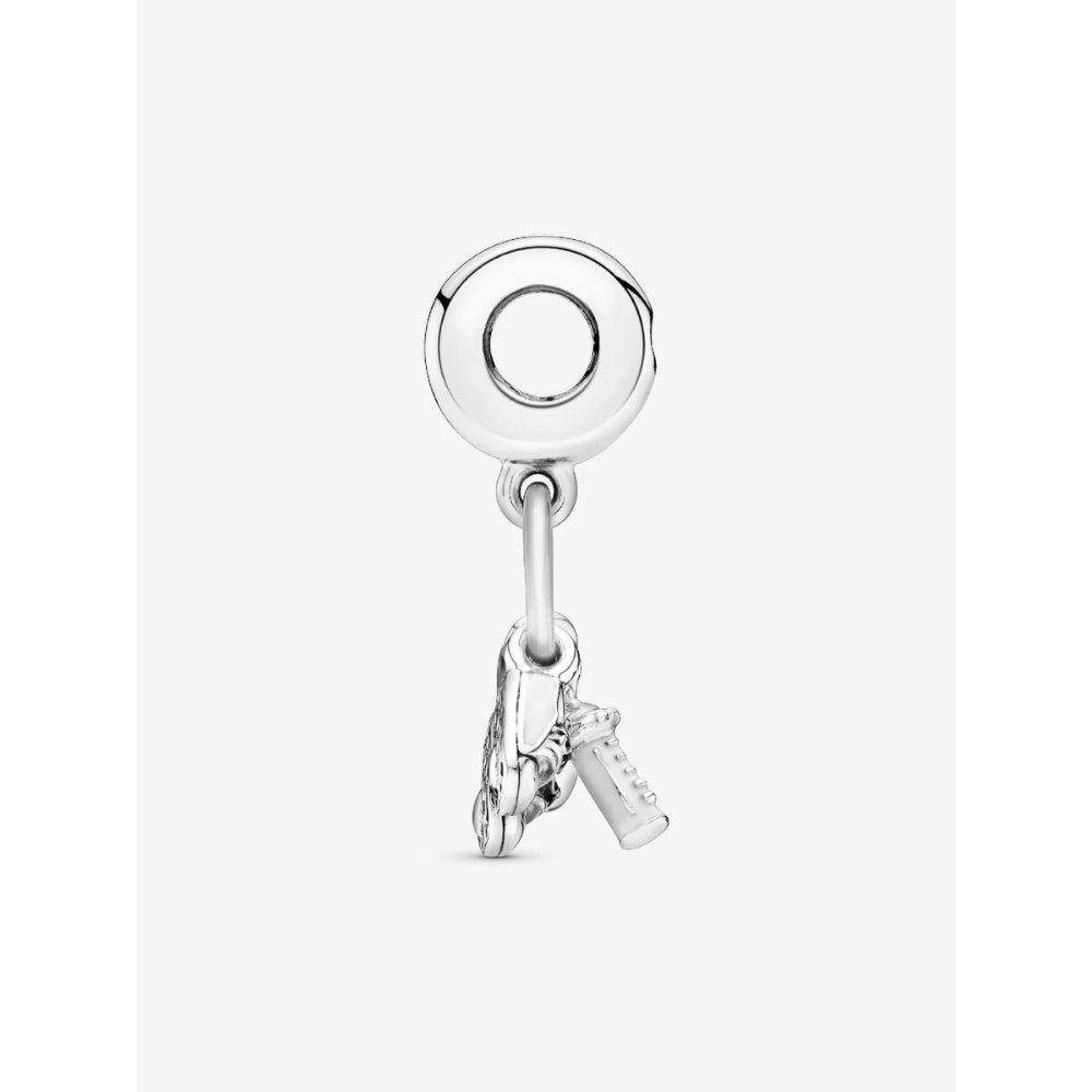 Pandora Silver Baby Bottle & Shoes Dangle Charm 5