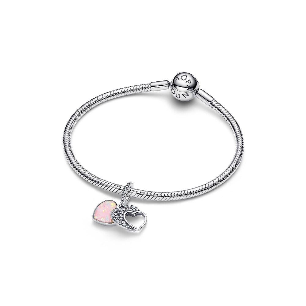 Pandora Silver Beautiful Mother Double Dangle Charm Image 5