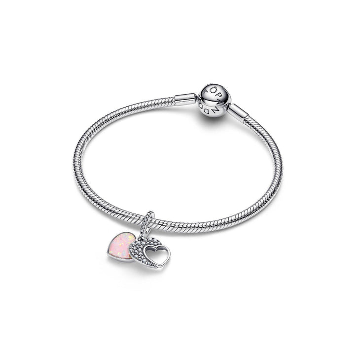 Pandora Silver Beautiful Mother Double Dangle Charm Image 5