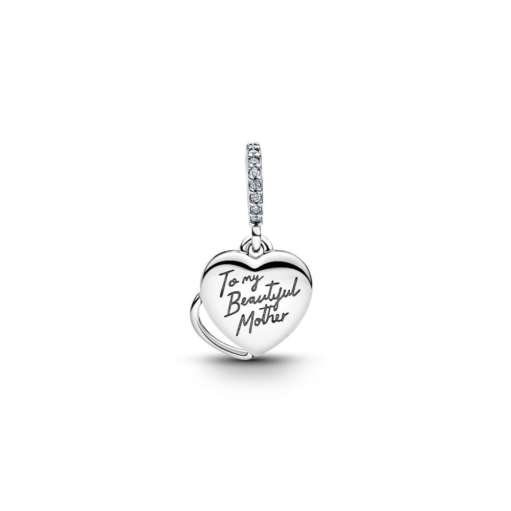 Pandora Silver Beautiful Mother Double Dangle Charm - MococoPandora794456C015700303277882Charms