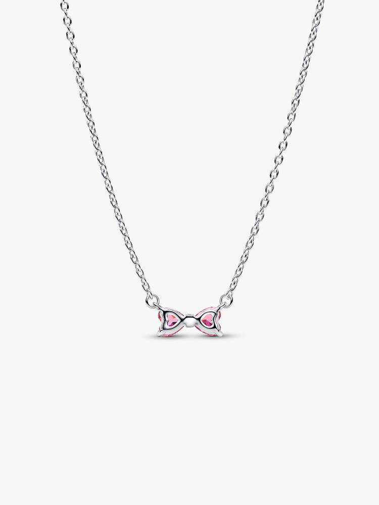 Pandora Silver Bow Pendant Necklace - MococoPandora394235C01-455700303230955Necklace