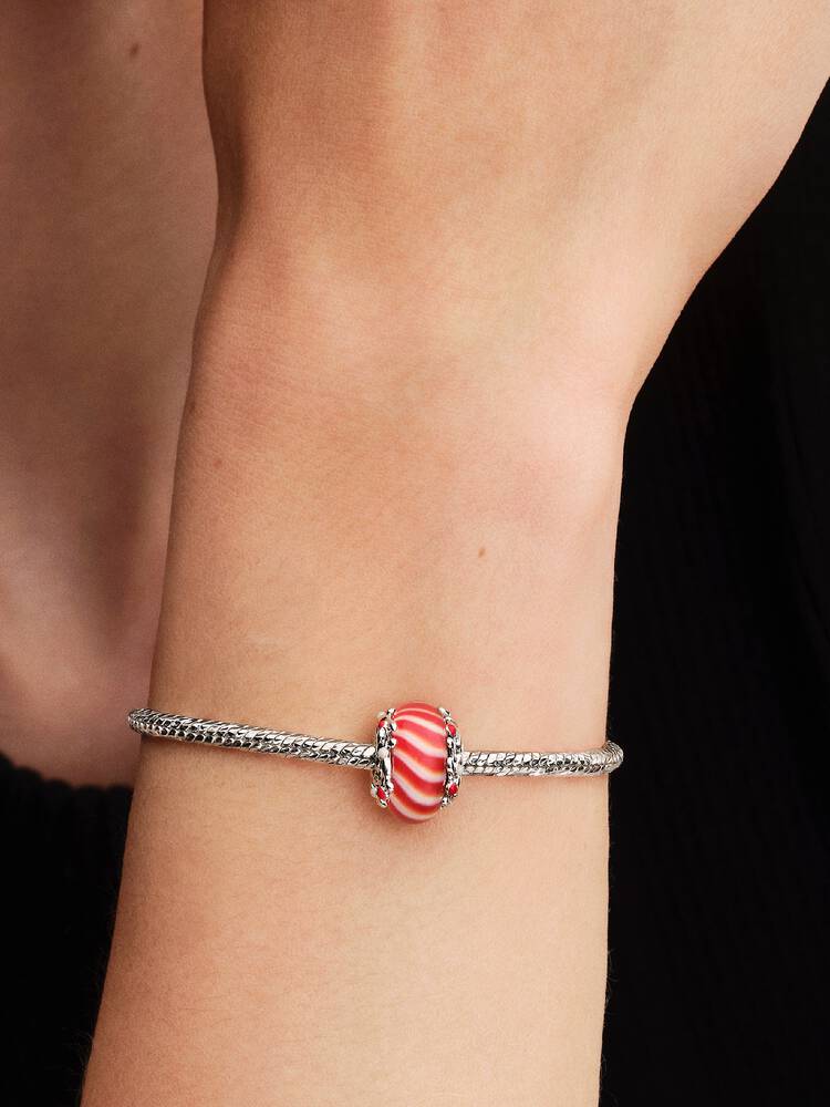 Pandora Silver Candy Murano Glass Charm - MococoPandora794252C015700303230818Charms