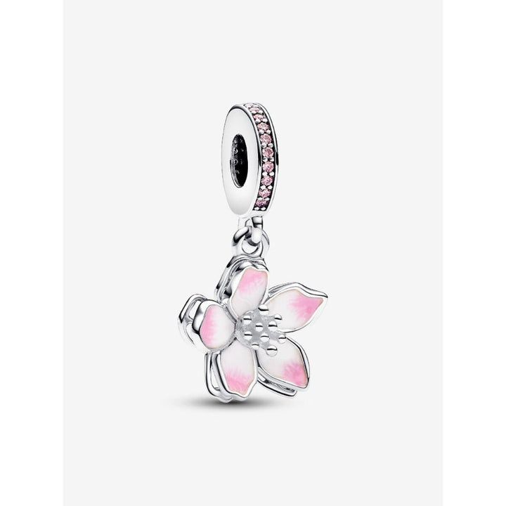 Pandora Silver Cherry Blossom Dangle Charm - MococoPandora790667C015700303110714Charms