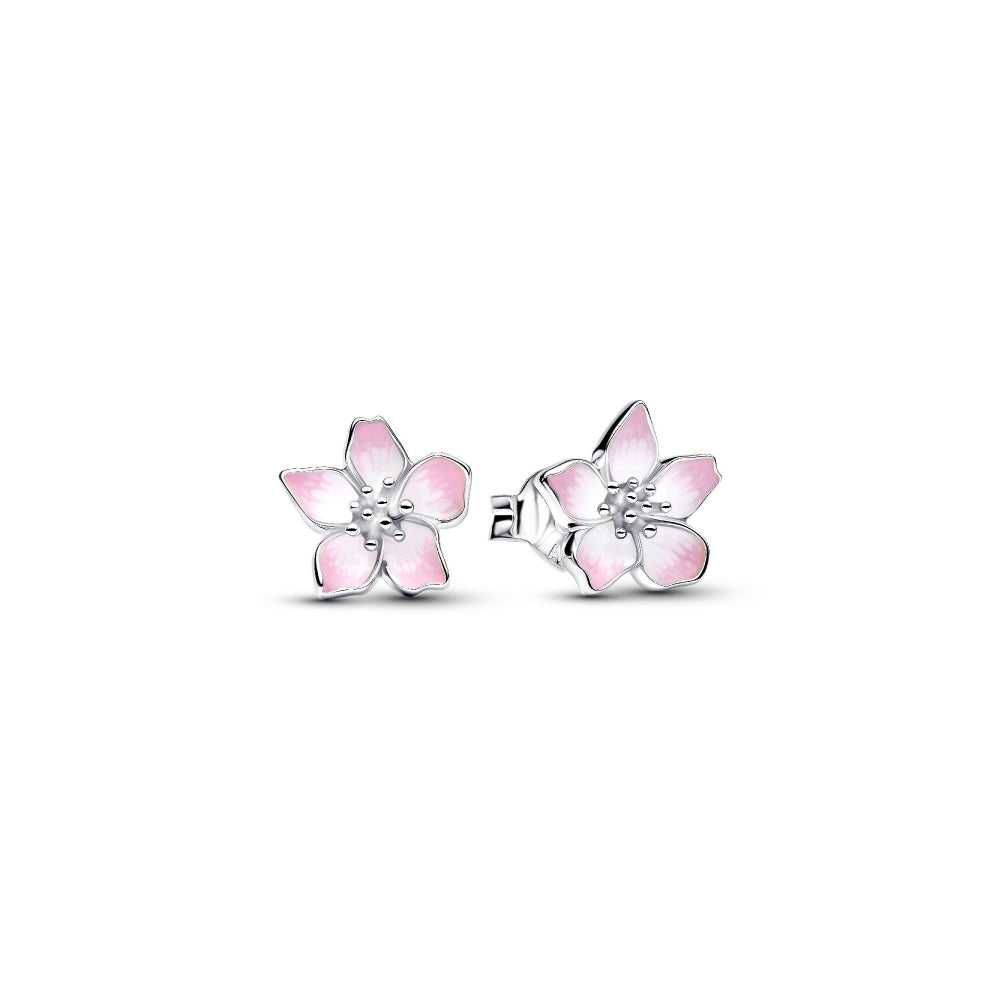 Pandora Silver Cherry Blossom Stud Earrings Image 1