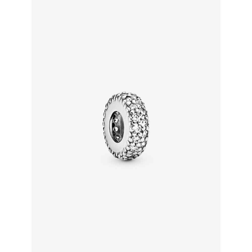 Clear Sparkle Spacer Charm