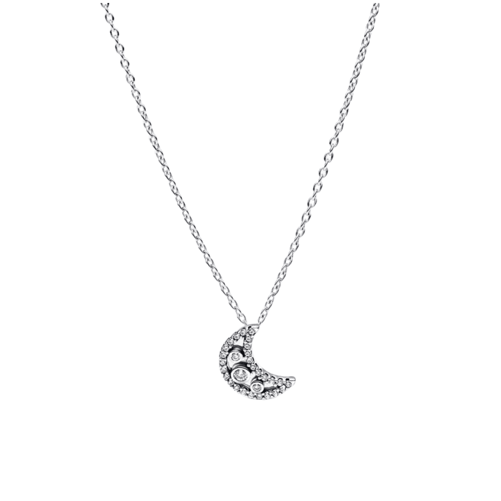 Pandora Silver Crescent Moon Pendant Necklace - MococoPandora394259C01-505700303230948Necklaces