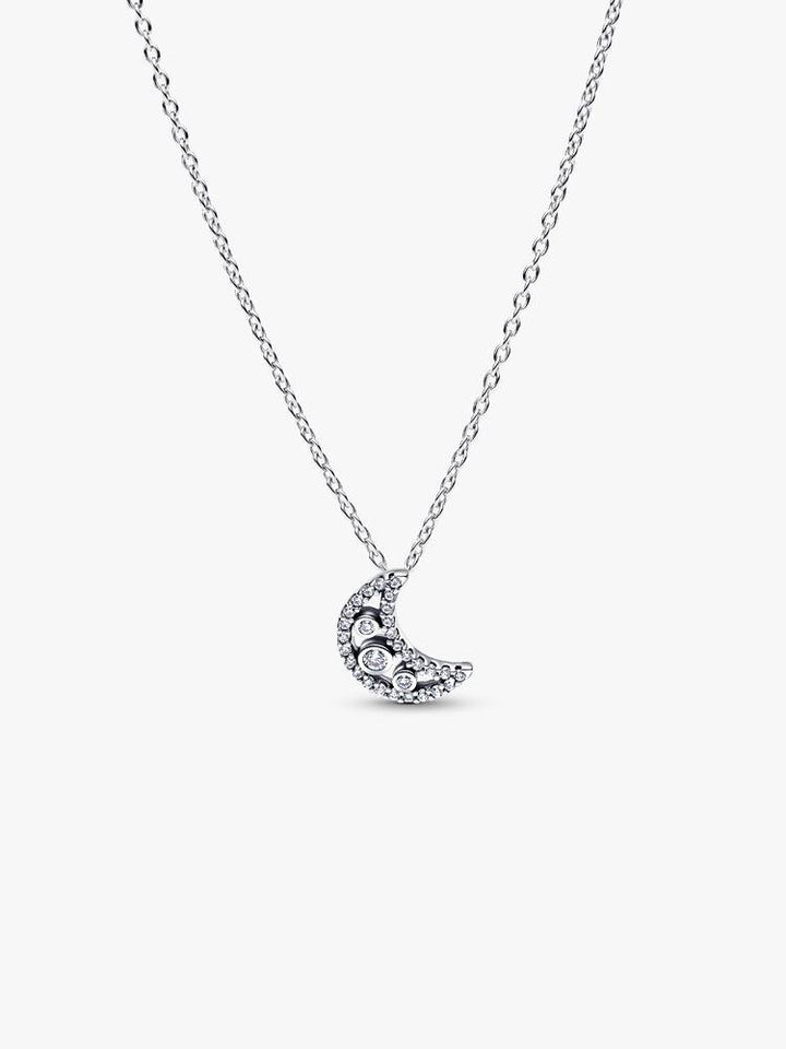 Pandora Silver Crescent Moon Pendant Necklace - MococoPandora394259C01-505700303230948Necklace