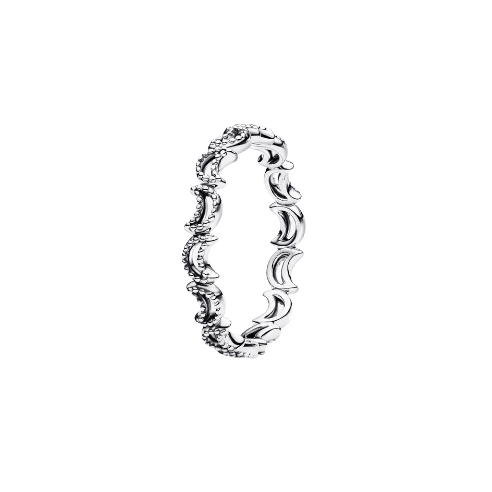 Pandora Silver Crescent Moon Ring - MococoPandora194258C00-505700303231747Rings