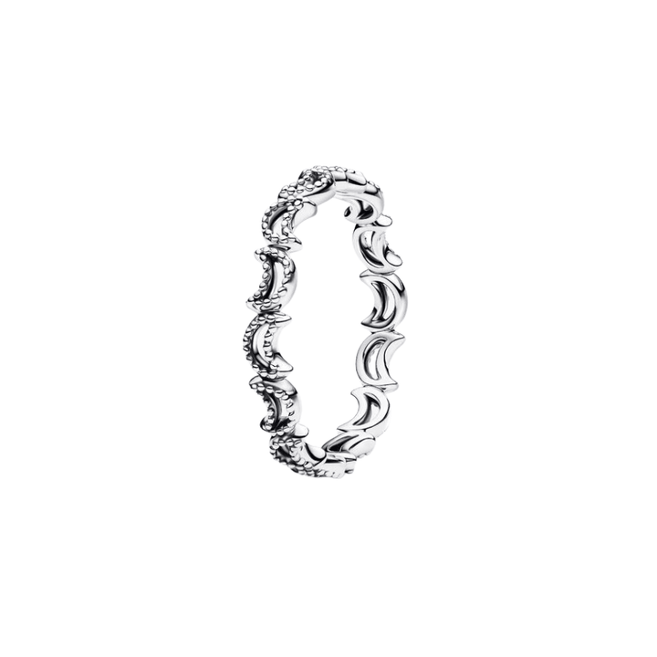 Pandora Silver Crescent Moon Ring - MococoPandora194258C00-505700303231747Rings