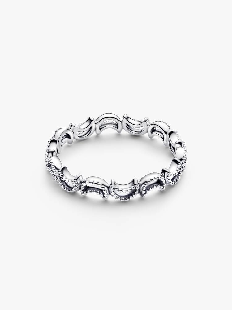Pandora Silver Crescent Moon Ring - MococoPandora194258C00-505700303231747Rings