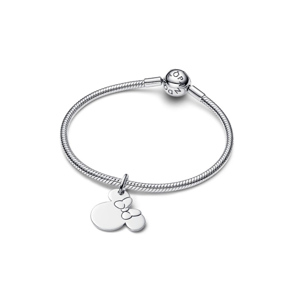 Pandora Silver Disney Engravable Minnie Mouse Dangle - MococoPandora793993C005700303218441Charms