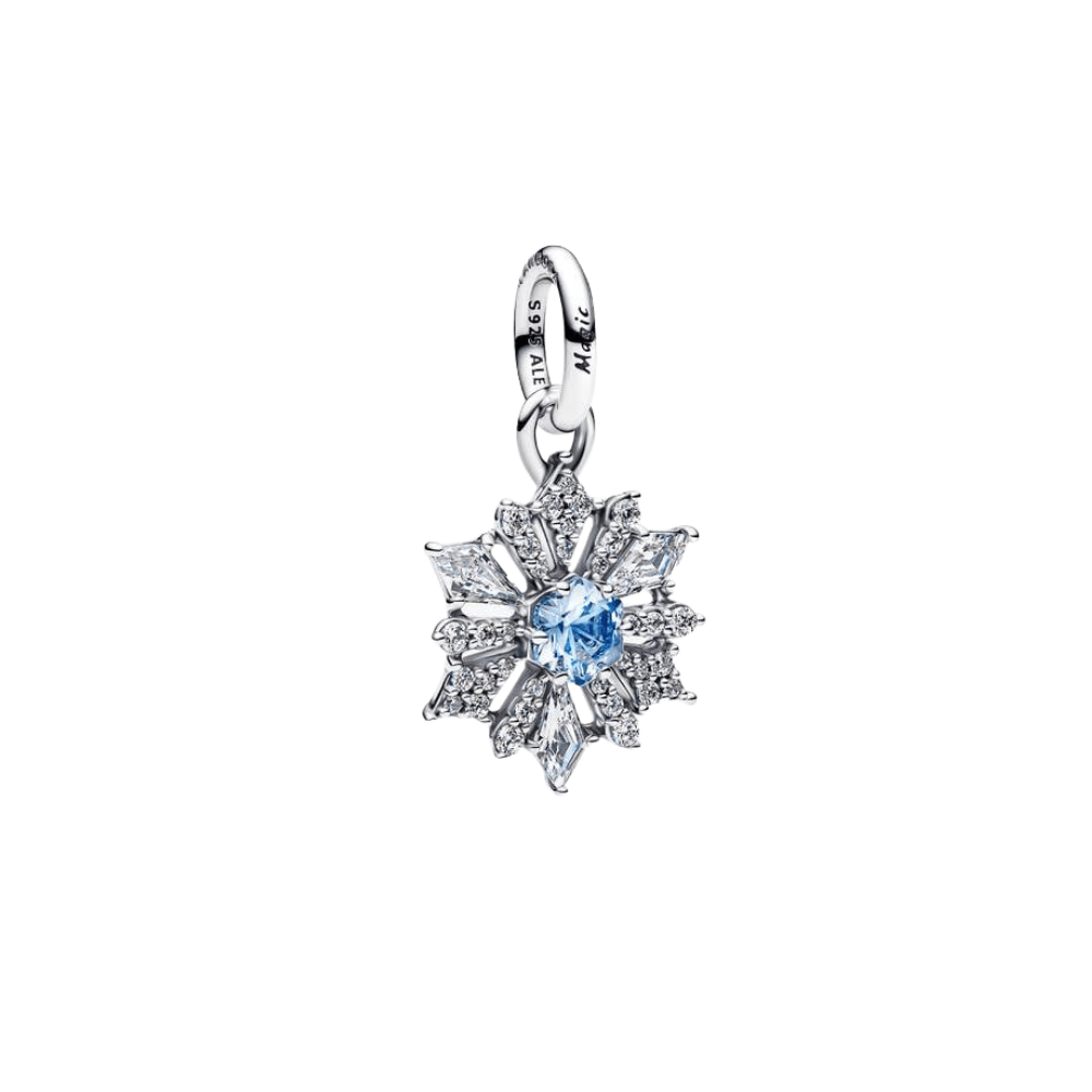 Pandora Silver Disney Frozen Queen Elsa Snowflake Dangle Charm - MococoPandora794209C015700303230870Charms