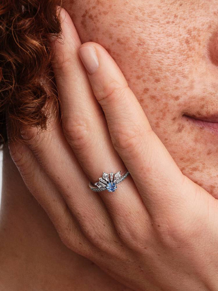 Pandora Silver Disney Frozen Queen Elsa Tiara Ring - MococoPandora194134C01-505700303231259Rings