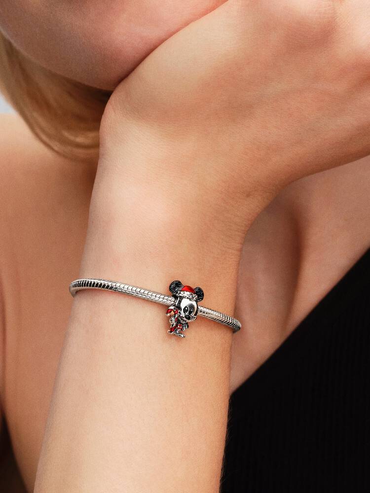 Pandora Silver Disney Mickey Mouse Holiday Charm - MococoPandora794217C015700303230764Charms