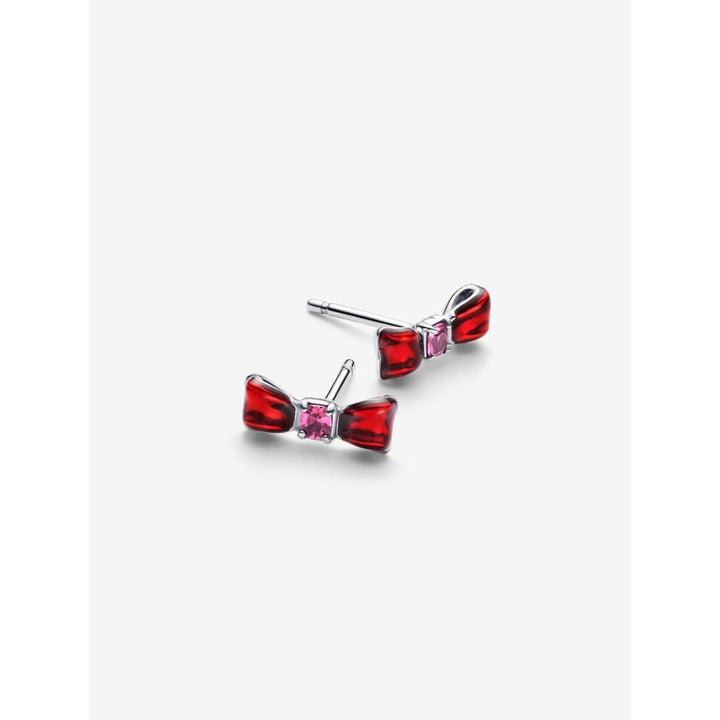Pandora Silver Disney Snow White Bow Stud Earrings - MococoPandora293779C015700303186023Earrings