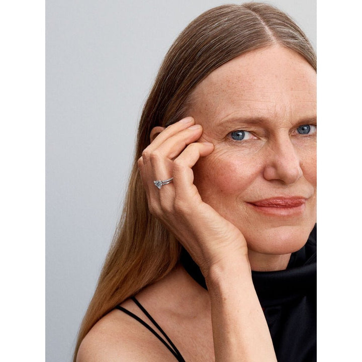 Pandora Silver Double Band Heart Ring - MococoPandora193100C01-485700303167411Rings