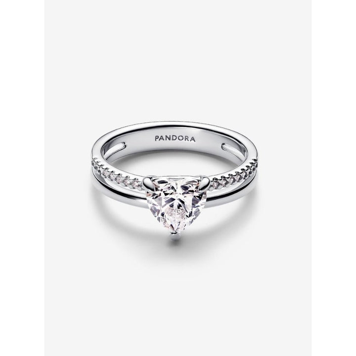 Pandora Silver Double Band Heart Ring - MococoPandora193100C01-485700303167411Rings