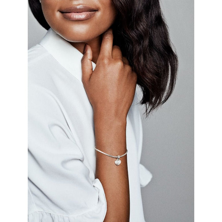 Pandora Silver Double Heart Split Dangle Charm - MococoPandora799187C015700302899306Charms