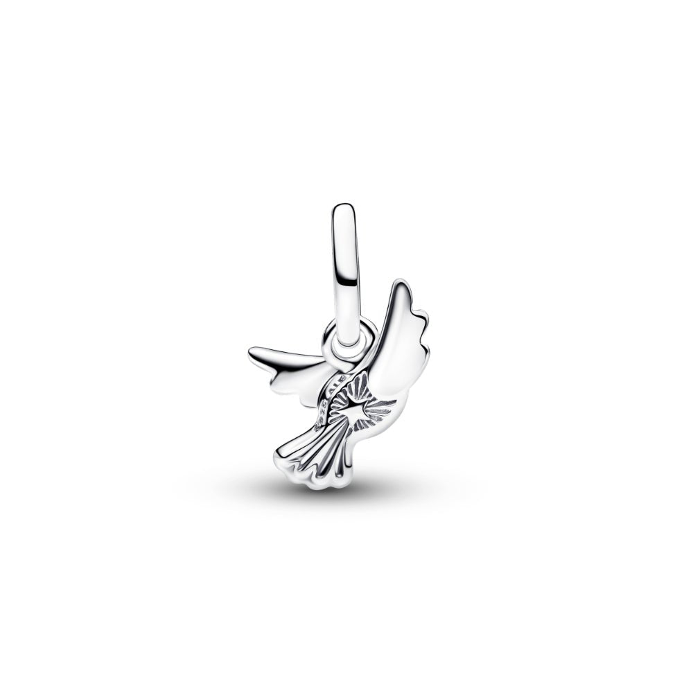 Pandora Silver Dove Mini Dangle White Charm - MococoPandora794566C015700303277998Charms