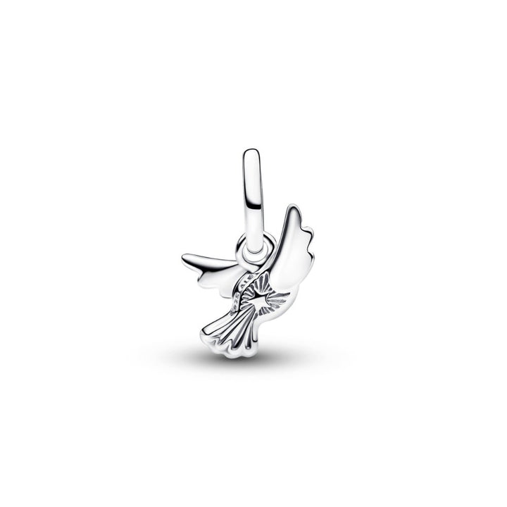 Pandora Silver Dove Mini Dangle White Charm - MococoPandora794566C015700303277998Charms