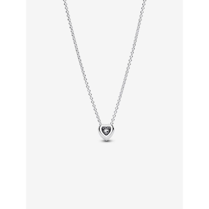 Pandora Silver Elevated Heart Necklace 6