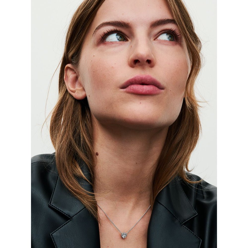 Pandora Silver Elevated Heart Necklace - MococoPandora398425C01-455700302826234Necklace