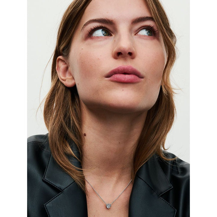 Pandora Silver Elevated Heart Necklace - MococoPandora398425C01-455700302826234Necklace