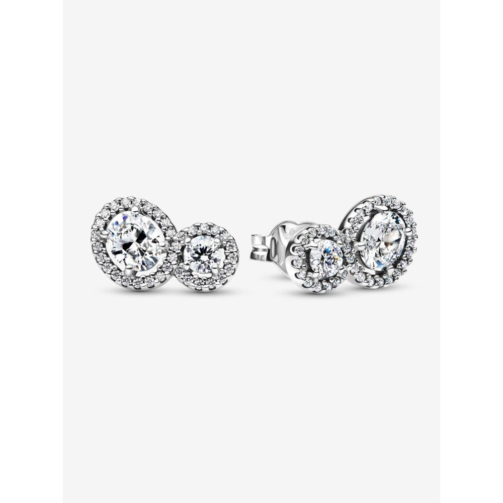 Pandora Silver Embracing Halo Stud Earrings - MococoPandora293774C015700303186016Earrings