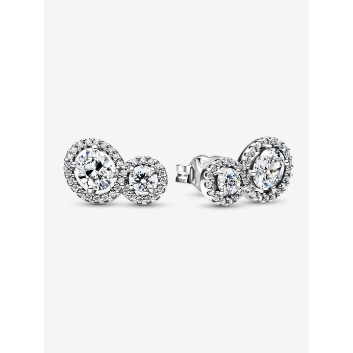 Pandora Silver Embracing Halo Stud Earrings - MococoPandora293774C015700303186016Earrings