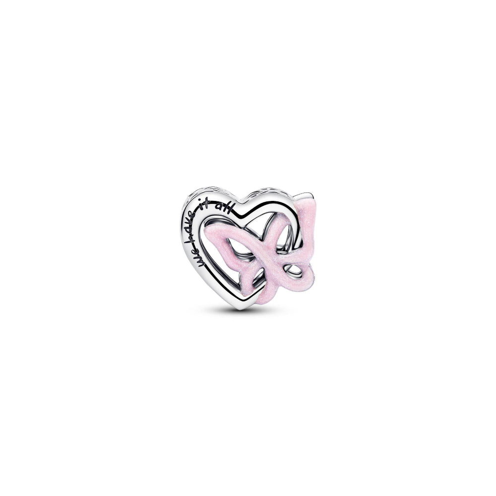 Pandora Silver Entwined Heart &amp; Butterfly Charm Image 4