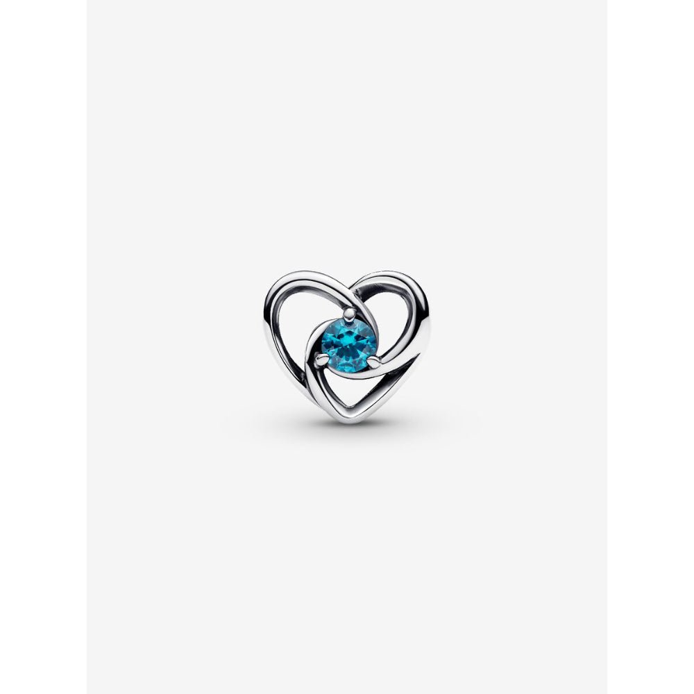 Pandora Silver Entwined Heart & Stones Charm - MococoPandora793744C015700303178967Charms