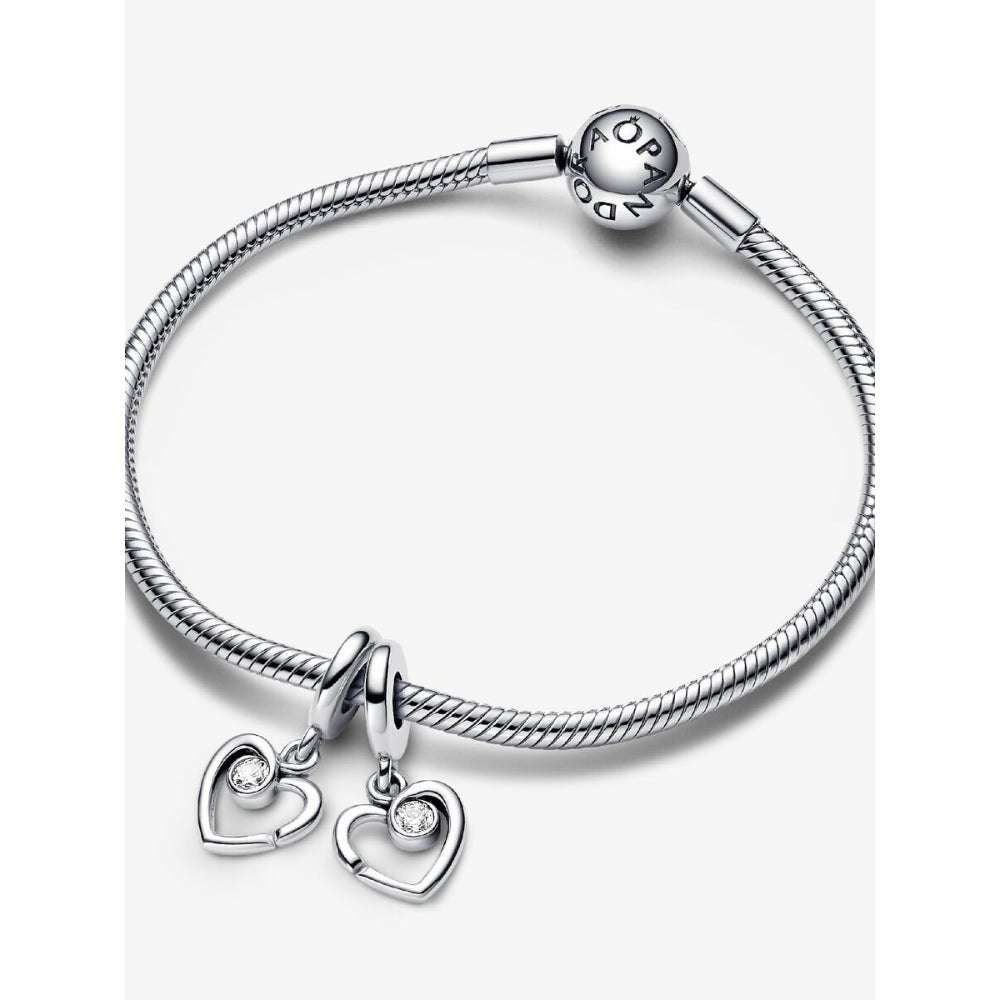 Pandora Silver Forever & Always Splittable Dangle Charm - MococoPandora793232C015700303113616Charms