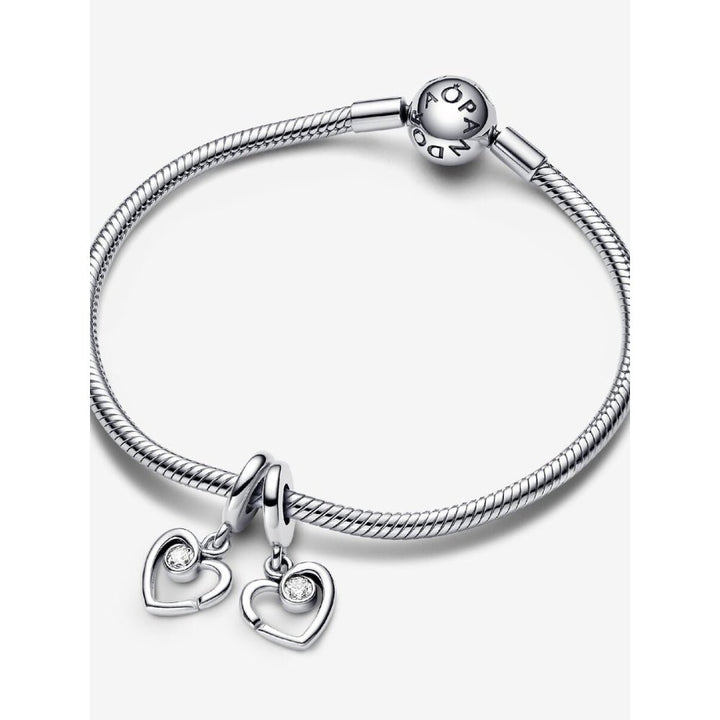 Pandora Silver Forever & Always Splittable Dangle Charm - MococoPandora793232C015700303113616Charms