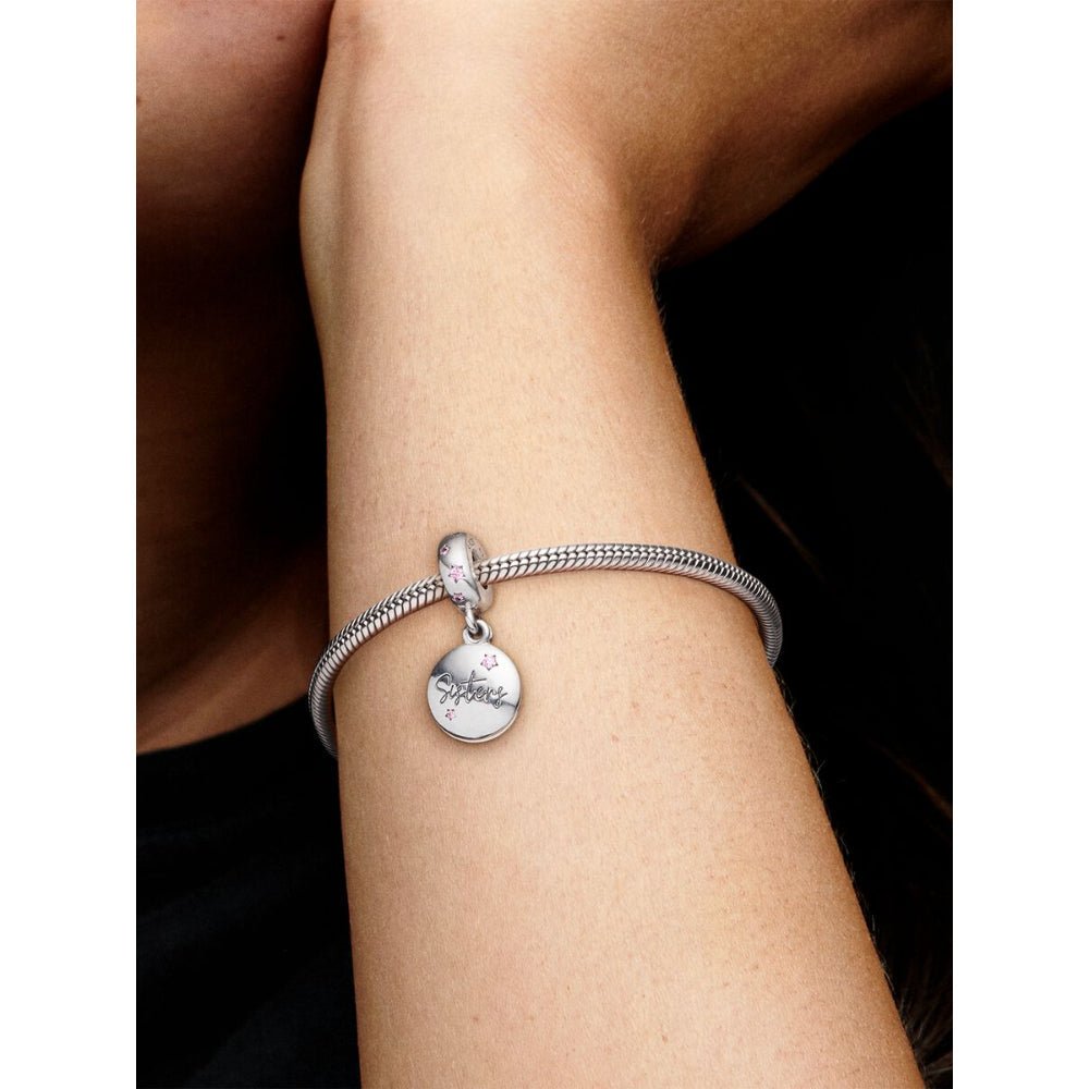 Pandora Silver Forever Sisters Dangle Charm - MococoPandora798012FPC5700302775822Charms