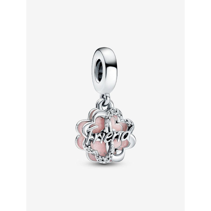 Pandora Silver Four - Leaf Clover Friendship Double Dangle Charm - MococoPandora792245C015700302997385Charms