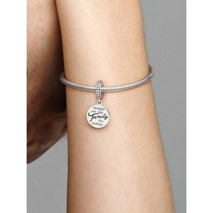 Pandora Silver Friends Are Family Dangle Charm - MococoPandora798124EN165700302795196Charms