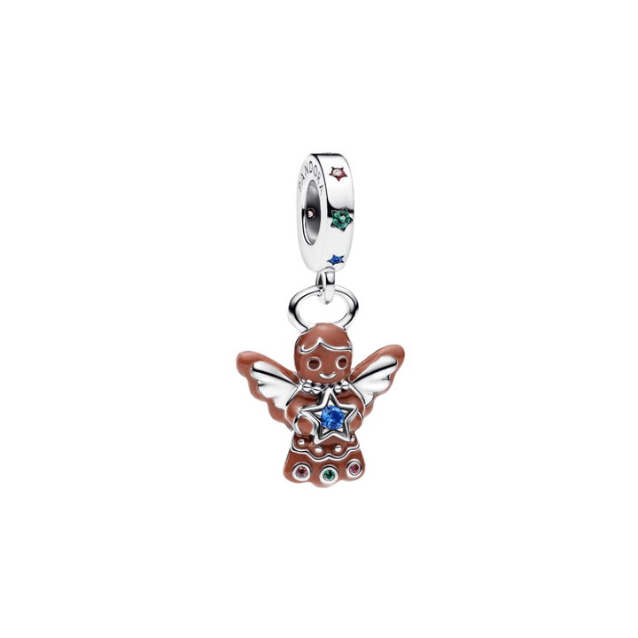 Pandora Silver Gingerbread Angel Dangle Charm - MococoPandora794247C015700303230696Charms