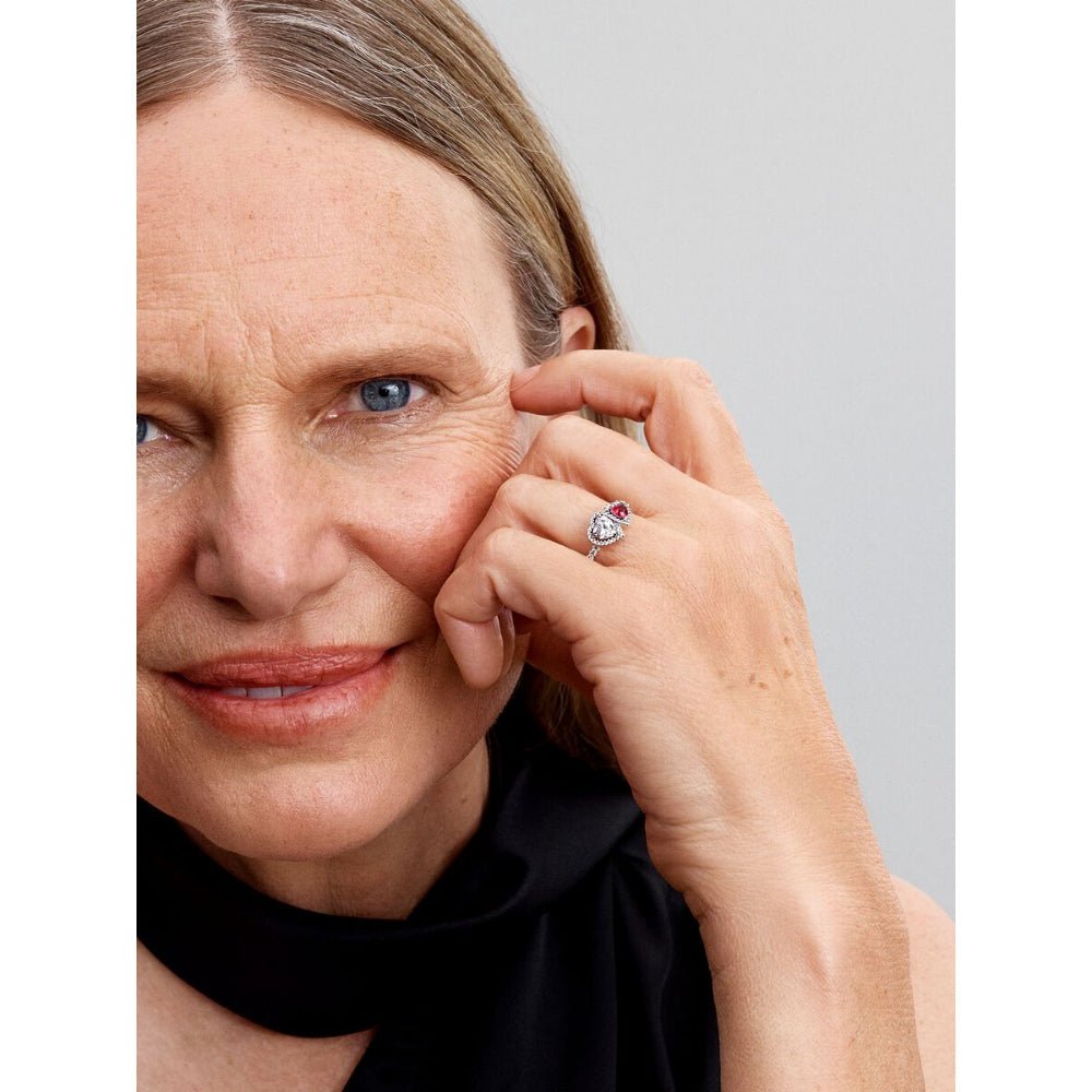 Pandora Silver Halo Hearts Ring - MococoPandora193662C01-485700303166087Rings