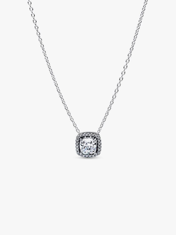 Pandora Silver Halo Pendant Collier Necklace - MococoPandora393560C02-455700303230900Necklace