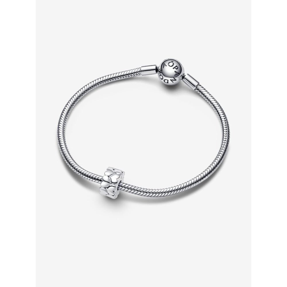 Pandora Silver Heart Pattern Clip Charm - MococoPandora792828C005700303078748Charms