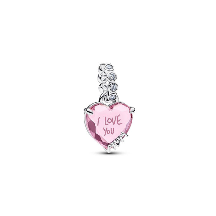 Pandora Silver I Love You Mom Dangle Charm - MococoPandora794464C015700303278117Charms
