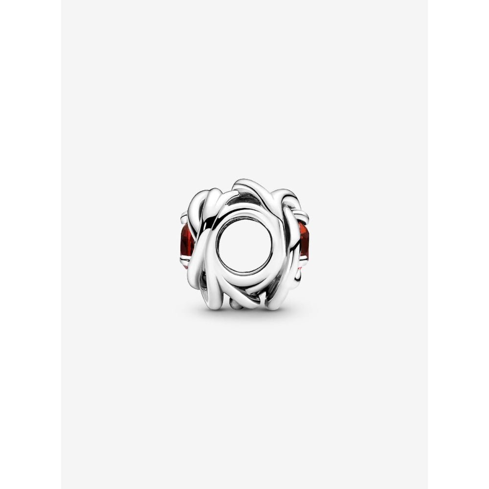 Pandora Silver January Birthstone Eternity Circle Charm - MococoPandora790065C065700302964578Charms