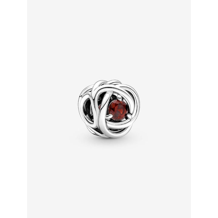 Pandora Silver January Birthstone Eternity Circle Charm - MococoPandora790065C065700302964578Charms