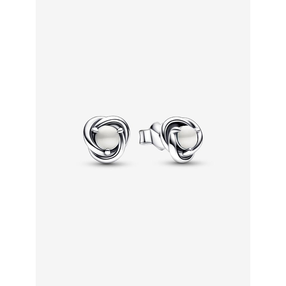 Pandora Silver June Birthstone Eternity Circle Stud Earrings - MococoPandora292335C035700303030906Earrings